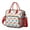 Red-11, variant on Butterflies & Flowers Waterproof Lunch Tote - Large Insulated Cooler Bag with Detachable Strap, Artistic Design for Adults