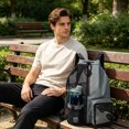 thumbnail image 6 of Drawstring Mesh Swim Backpack, With Separate Wet Pocket Sports Sack, Portable Water Resistant Beach Gym Bag, Backpack for Women Gym Beach Swimming Sports, 6 of 6