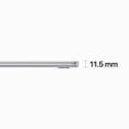thumbnail image 3 of Apple MacBook Air 15.3" with Liquid Retina Display, M2 Chip with 8-Core CPU and 10-Core GPU, 8GB Memory, 2TB SSD, 70W USB-C Power Adapter, Silver, Mid 2023, 3 of 10