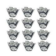 GNEIKDEING 12PCS Halloween hollow cupcake stand