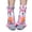 Light Ashy, variant on Women's Sheer Knee High Stockings Comfortable Christmas Socks Floor Handmade Woolen Knitting Fashion Animal Pantyhose Breathable Tights for Women,Multicolor