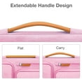 thumbnail image 4 of MOSISO Laptop Sleeve Carrying Case Compatible with 13-13.3 inch MacBook Air 13 / Pro 13 / Pro 14/ HP Dell Asus Acer Lenovo Notebook, 360 Protective Computer Handbag Briefcase with Handle, 4 of 6