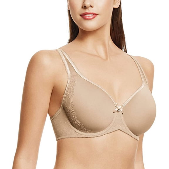 Wacoal Retro Chic Seamless Underwire Contour Bra 853186 Toast 36DD