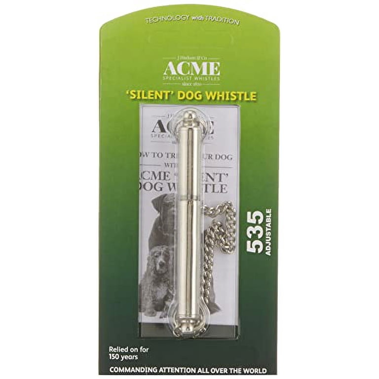 ACME Whistles, Silent Dog Whistle, Model 535, Silver Nickel Plated