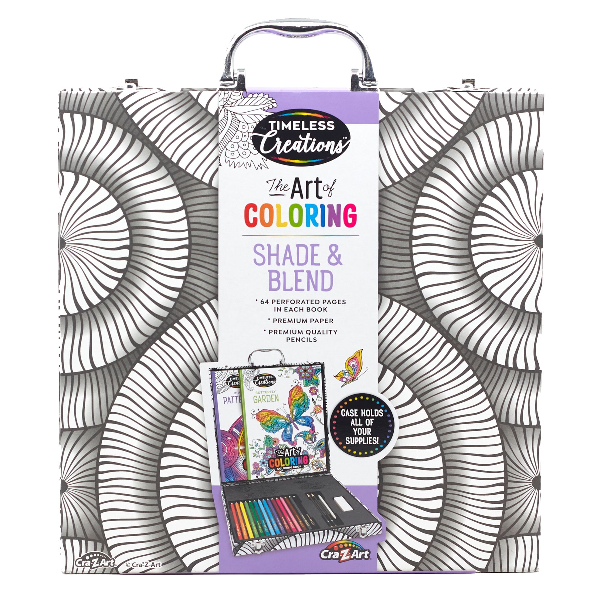  The Art of Coloring Adult Studio Art Case - by Cra-Z-Art