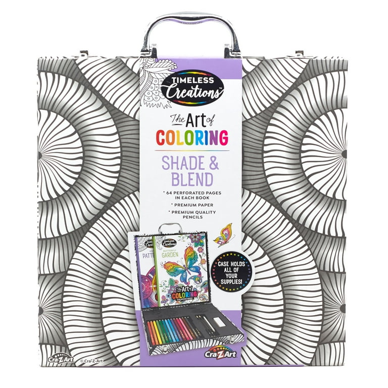Cra-Z-Art Art of Coloring Adult Coloring Case