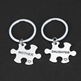 thumbnail image 2 of Mother Daughter Keychain Set Mom Daughter Matching Pendants Key Tag Keyring Mother's Day Gift Birthday Gift, 2 of 4
