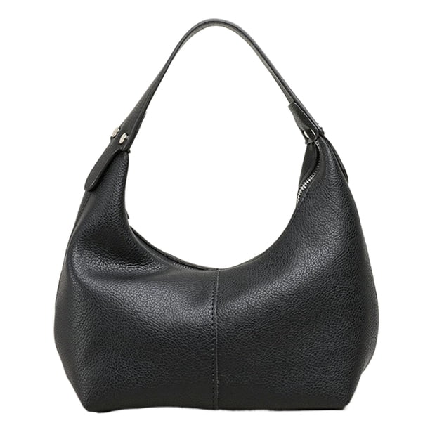 Bolso de hombro Retro para mujer, bolso de hombro Simple de cuero PU, bolso informal de Color sólido para axila, bolso diario para niñas al aire libre
