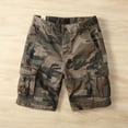 thumbnail image 4 of Camo Cargo Shorts for Men Casual Workwear Outdoor Utility Hiking Short Pants Pockets Stretch Comfortable Mens Cargo Shorts Camouflage 38, 4 of 4