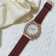 thumbnail image 2 of Fashionable Diamond Studded Silicone Full Sports And for Leisure Quartz Watch, 2 of 10