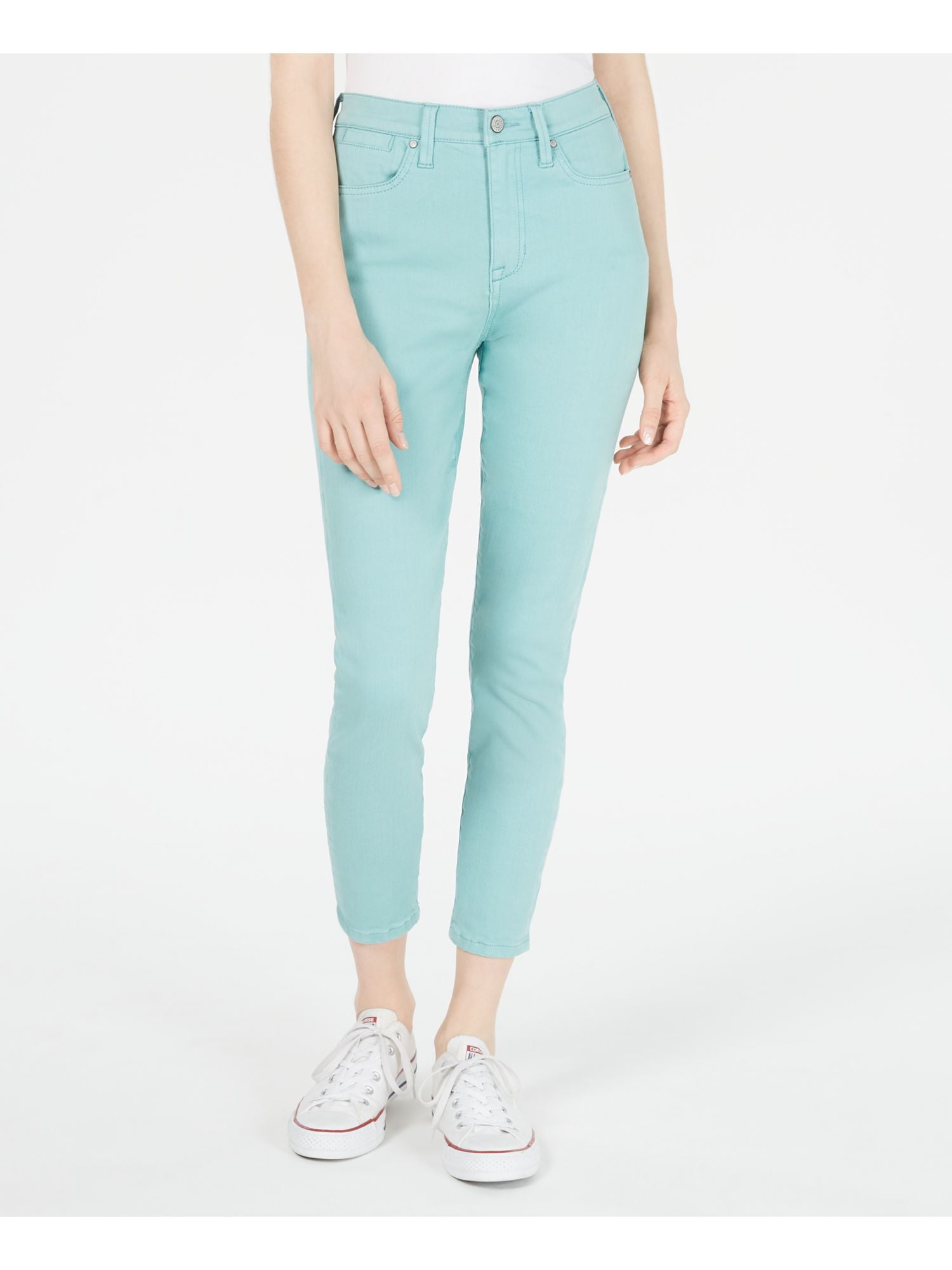 turquoise jeans womens