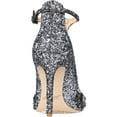 thumbnail image 3 of Jewel Badgley Mischka Womens Conroy Glitter Stilettos Dress Sandals, 3 of 4