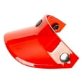 thumbnail image 2 of S SERENABLE Motorcycle Peak with 3 Snap Scratch Resistant for 3/4 Helmets Accessory Red, 2 of 8