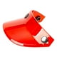 thumbnail image 2 of Protector de visera para casco de motocicleta, protector solar de cara abierta, reemplazo y 3 broches rojo, 2 of 8