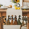 thumbnail image 5 of African Women Table Runner, Black Women Kitchen Table Runners Dress Scarves for Table Decorations Party/Restaurant/Indoor Outdoor Use, 13x120in, 5 of 9