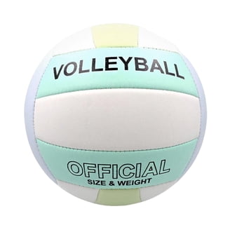 Tachikara SVMNC Volley-Lite Training Volleyball, Powder Blue/White