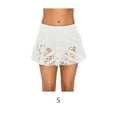 thumbnail image 2 of Soidarity de natación de encaje de verano Sólido Transpirable Buena elasticidad Bragas triangulares incorporadas Traje de baño ligero en forma de Deportes acuáticos Blanco S Soidarity OD020842-26B, 2 of 6