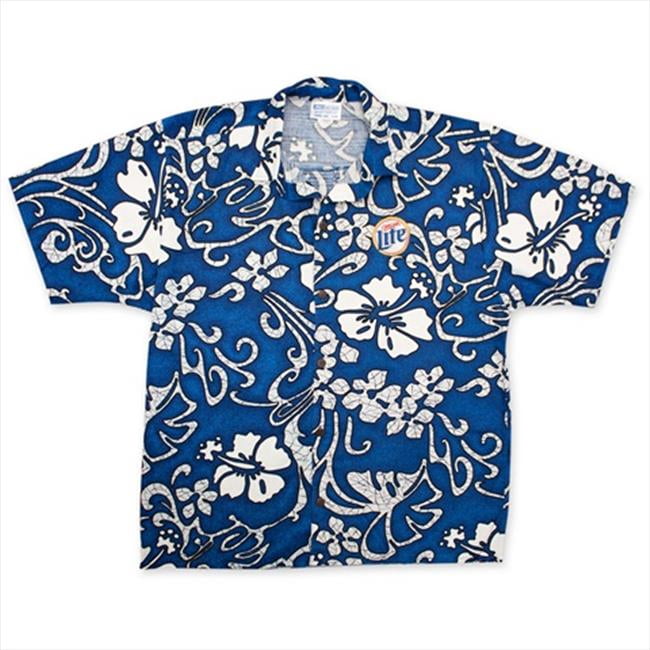 miller lite button down