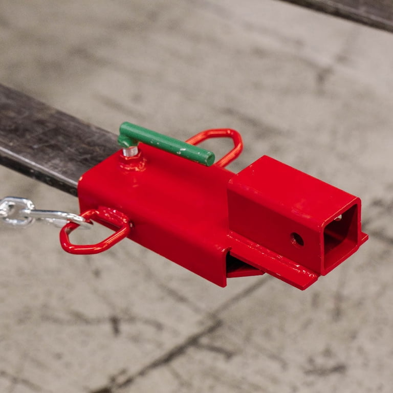 2 inch Forklift Hitch Receiver Dual Pallet Fork Towing Adapter