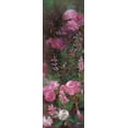 thumbnail image 2 of Bo, Li 7x14 White Modern Wood Framed Museum Art Print Titled - Pink Azalea Garden I, 2 of 4
