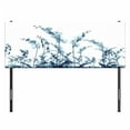 thumbnail image 3 of Flower Headboard, X-ray Photo of Group of Wild Orchid Floral Image Unsual Art Elements Print, Upholstered Decorative Metal Bed Headboard with Memory Foam, Full Size, Teal White, by Ambesonne, 3 of 4