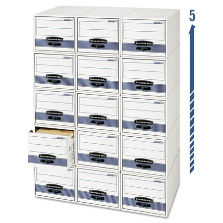 Bankers Box STOR/DRAWER STEEL PLUS Extra Space-Savings Storage Drawers, Letter Files, 14
