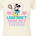thumbnail image 3 of Disney - Less Dont More Dos Tennis  - Juniors Fitted Graphic T-Shirt, 3 of 5