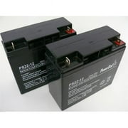 PowerStar PS12-22-QTY2-1 12V 22Ah SLA Battery for APC Scooter SU2200X106 SU2200X111 RBC7 UPS - Pack of 2