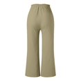 thumbnail image 5 of Sngxgn Wide Leg Pants for Women Stretchy Straight Leg Comfy Classic High Waiste(Mint Green,XXL), 5 of 6