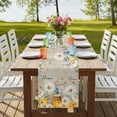 thumbnail image 4 of Table Runners 70 Inches Long Dress Scarves, Daisy Spring Floral Farmhouse Coffee/Dining/Kitchen Table Decor, Holiday Table Runner, Farmhouse Botanical Bees Elegant 13x70 Inch, 4 of 9