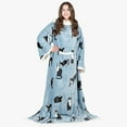 thumbnail image 5 of Microplush Sherpa Blanket with Sleeves for Women and Men, 5 of 7