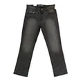 thumbnail image 1 of Jeans George para Hombre, Gris Corte Recto Talla 30, 1 of 4