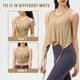 thumbnail image 5 of Chaleco de mujer Mujeres Crop Tank Tops Dobladillo atado Sin mangas Camiseta para correr Chalecos pa Tomshoo Chaleco de mujer, 5 of 7