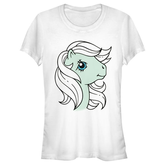 Junior's My Little Pony Minty Portrait Graphic Tee White X Large