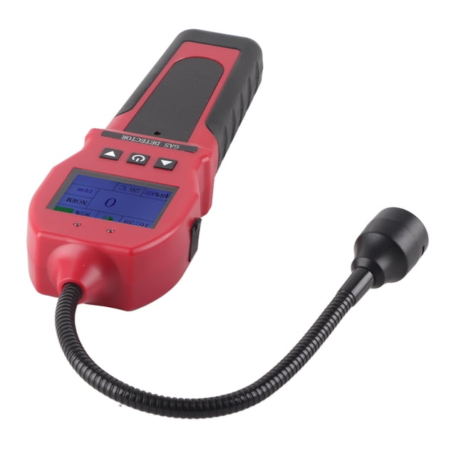 Detector de gas con alarma visual audible, detector de fugas de gas portátil USB de 5 V, herramienta de detección de fugas de gas de gran rendimiento