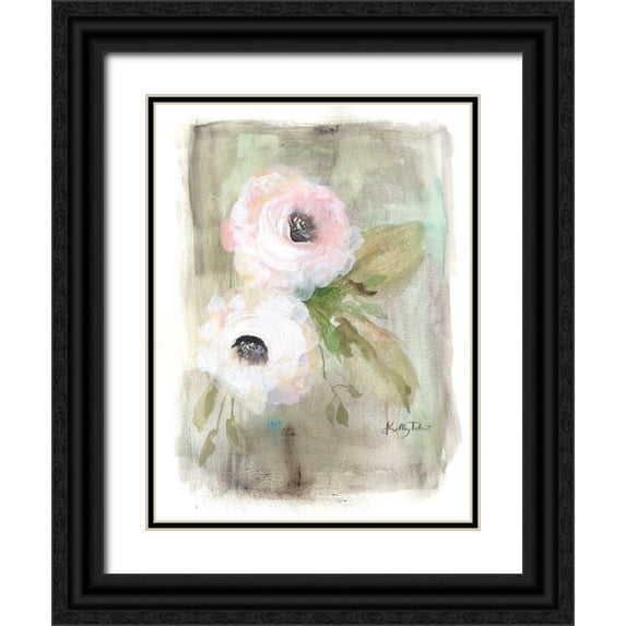 Talent, Kelley 19x24 Black Ornate Wood Framed with Double Matting Museum Art Print Titled - Vintage Garden