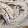 thumbnail image 4 of Unique Loom Finsbury Collection Area Rug - Anne (2' x 8' Runner Yellow and Gray/Ivory), 4 of 7