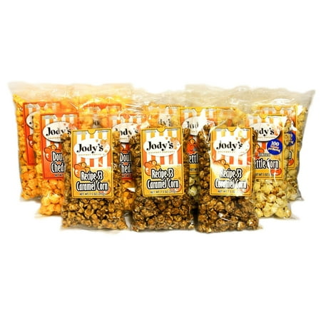 Jody's Gourmet Popcorn Best Sellers Variety Pack, 4.4 (World Best Gourmet Popcorn)