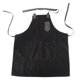 thumbnail image 1 of Delantal de cocina funcional negro con bolsillos para mujeres, hombres, chefs y camareros, 1 of 8