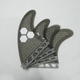 thumbnail image 1 of Single Tab Base Quad Fin Set Fiberglass Surfboard Fins Honeycomb Surf Fin G5 With GX 4pc Fins, 1 of 7