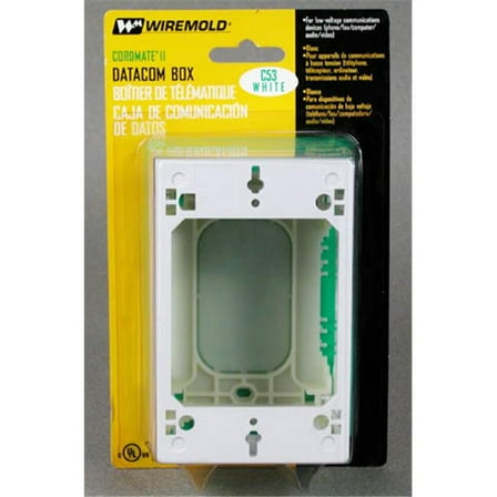 Wiremold Data Communication Box - Electrical Receptacles Pack of 5