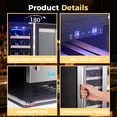 thumbnail image 4 of IceBlue 20-Bottle Wine Cooler, Drink refrigerator, Digital Temperature Control(5-22°C) ,LED Screen, Home Use, 4 of 9
