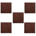 thumbnail image 1 of Furnish My Place Modern Plush Solid Chocolate Color Rug - Pets and Kids Friendly Rug, Indoor/Outdoor Mat, Area Rugs Great for Kids, Pets, Event, Living Room, Made in USA, 2' x 2' Square - Set of 5, 1 of 10