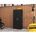 thumbnail image 2 of Eiffel 73.43" Garage Cabinet with 4 Adjustable Shelves in Black Matte, 2 of 7