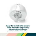 thumbnail image 3 of Safety 1st Parent Grip Door Knob Covers, White, 3 Pack, Toddler, 3 of 8