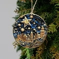 thumbnail image 3 of Ornaments forChristmas Tree,Christmas Decorations Ornaments,Hanging Nightmare Before Christmas Ornaments,2024 Christmas Hanging Christmas Gifts forFamily Colleagues Christmas Tree Round Decoration, 3 of 7