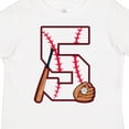 thumbnail image 4 of Inktastic Baseball Fifth Birthday Five Years Old Boys or Girls Toddler T-Shirt, 4 of 5