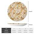 thumbnail image 2 of Gaeub Retro 70s 60s Flower Print Ceramic Plate,Dinner Plates,Bone China Decorative Plates with Display Stand,Art Ceramic Ornaments for Wall Hanging Decoration-8in, 2 of 6