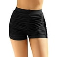 thumbnail image 1 of Charmo Womens Swim Shorts High Waisted Tummy Control Swimsuit Bottoms Ruched Board Shorts, 1 of 6
