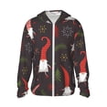 thumbnail image 1 of Balery Cute Christmas Gnomes Sudadera ligera de manga larga con capucha y protección solar UPF 50+ para hombre y mujer, ideal para pesca y running-3X-Large, 1 of 7